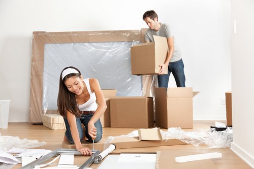 Removal team planning a home move in Brent