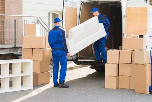 Moving truck for Brent neighbourhood collections and deliveries