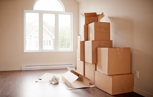 Packing and loading service for a Brent property move