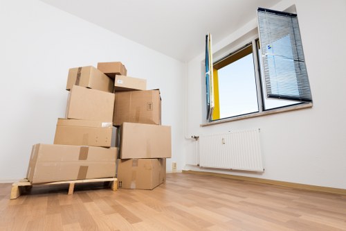 Low-carbon van used for eco-friendly removals in Brent