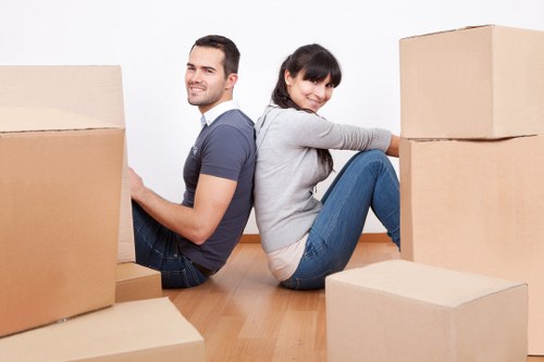 Packing and transporting office furniture in Brent