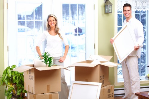 Packing and loading belongings for a Brent move